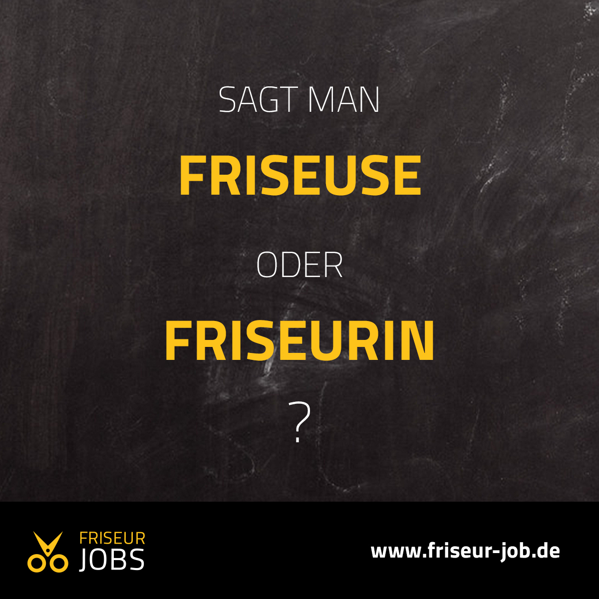 Friseuse oder Friseurin?