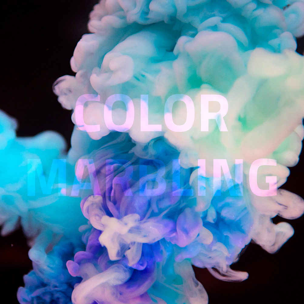 Der neue Trend in 2018: Color Marbling